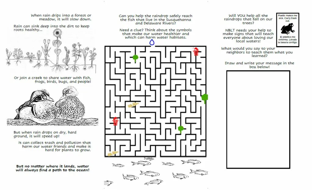 “If I were a raindrop” Activity sheet
